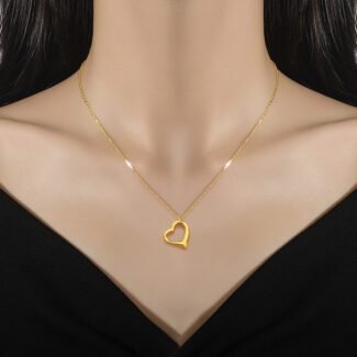 Nargis Jewellery Love Heart Furnace Necklace