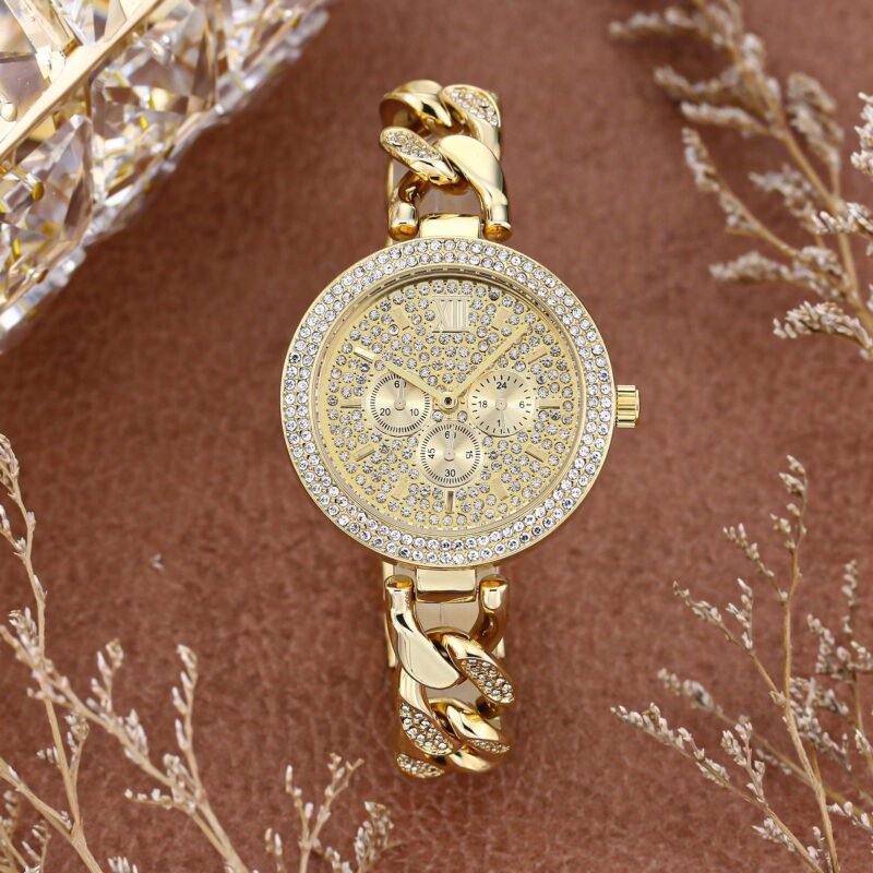 Nargis Jewellery Diamond Chain Quartz Watch