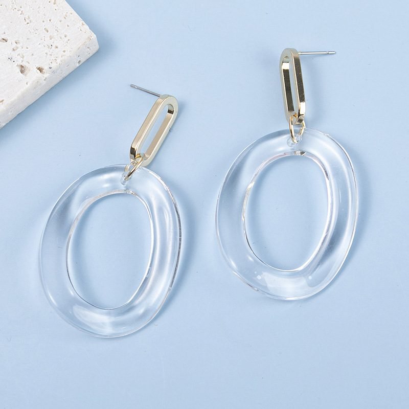 Nargis Jewellery Transparent Resin Earrings