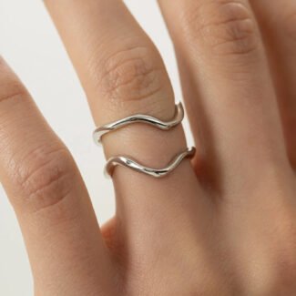 Resizable Ring POLARIS - Silver