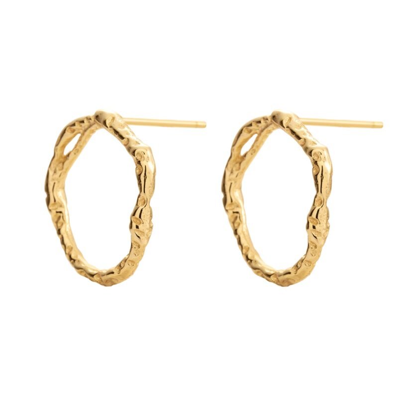 Stud Earrings ECHO - Gold