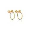 Chord Earrings - Gold