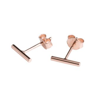 Dash Earrings - Rose Gold, Silver and Black